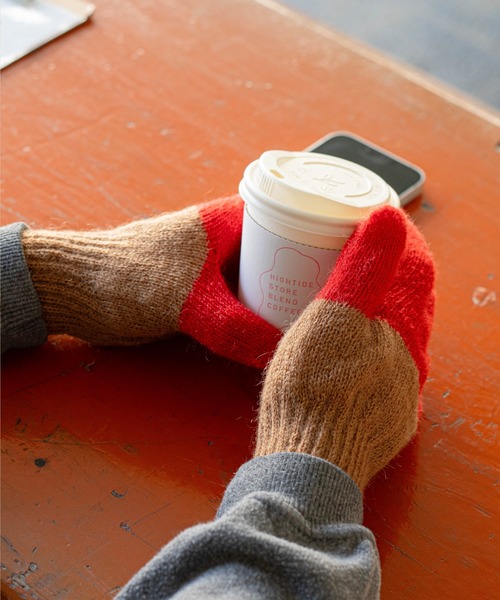 TEMBEA（テンベア）の「TEMBEA GUNTE MOHAIR テンベア グンテ モヘア 軍手 手袋 ミトン 2025年新作（手袋・レディース・レッド/グリーン/ブルー・S/M）」の3枚目の写真