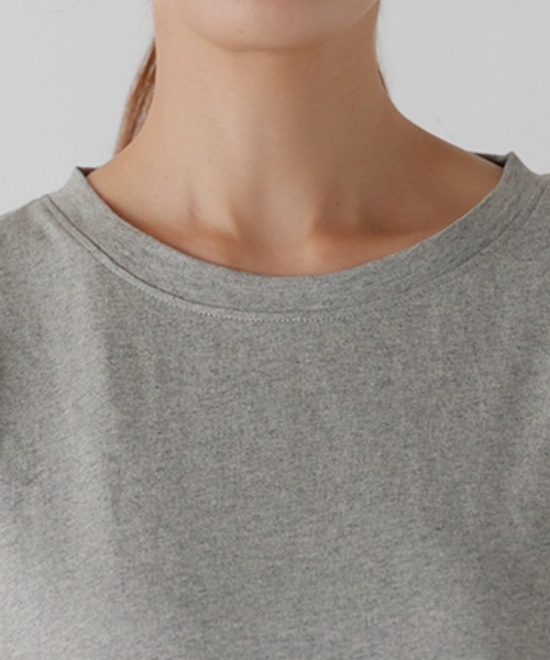 HUG.U(ハグユー)の「ねこ好きのための。 綿100%カットソー(Tシャツ/カットソー・レディース・ホワイト/ライトグレー/ブラック/ライトベージュ・M/L)」の19枚目の写真