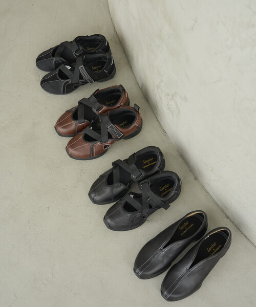 Foundry Mews(ファウンドリーミューズ)の「Foundry Mews/ファウンドリーミューズ canvas shoes / キャンバスシューズ (23cm~24cmサイズ展開)(スニーカー・レディース・ブラック・36/37)」の3枚目の写真