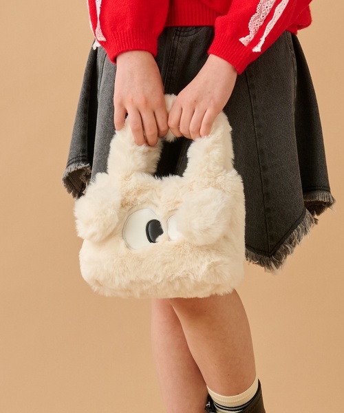 by LOVEiT（バイラビット）の「モンスターショルダー（ショルダーバッグ・キッズ・ブラウン/グリーン/アイボリー・F）」の2枚目の写真