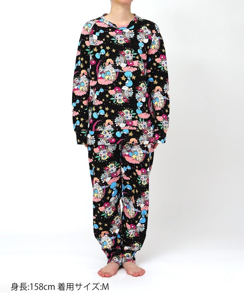 ツモリチサトスリープ シルク100％ ワンピースパジャマ ルームウェア M