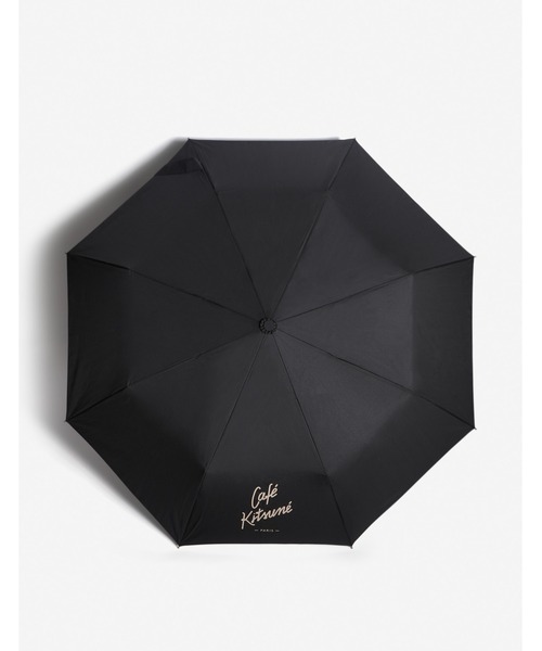 Maison Kitsune(メゾンキツネ)の「CAFE KITSUNE UMBRELLA(折りたたみ傘・メンズ・ブラック・U)」の4枚目の写真