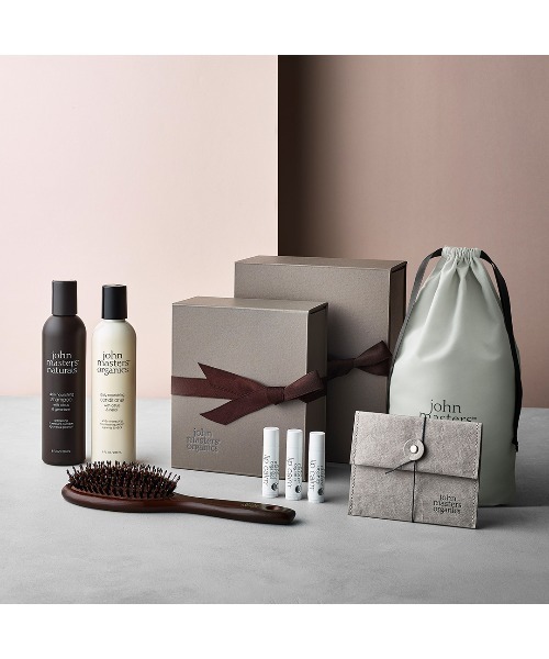 john ｍasters organics（ジョンマスターオーガニック）の「ラウンドミニコームギフトセット（shell）（ヘアケアキット/ギフトセット・レディース・ホワイト・FREE）」の12枚目の写真