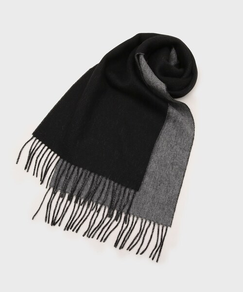 tk.TAKEO KIKUCHI（ティーケータケオキクチ）の「カシミヤ混マフラー（マフラー・メンズ・ブラック系1/ホワイト系4/ブラック系/ネイビー/オフホワイト/ブラック/ワイン系3・00）」の16枚目の写真