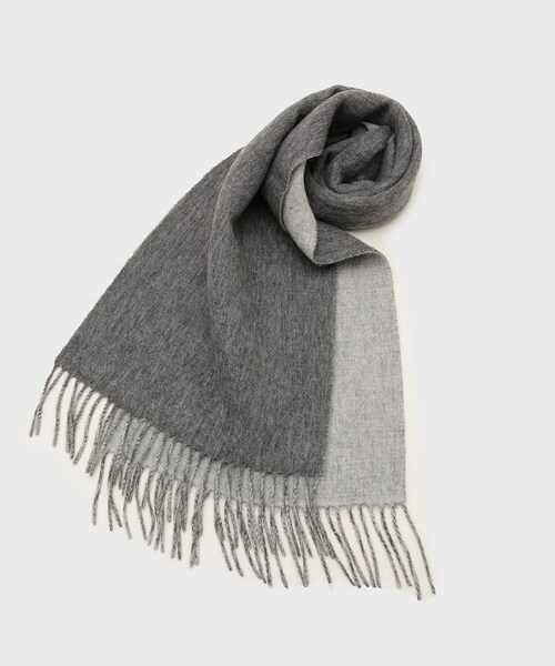 tk.TAKEO KIKUCHI（ティーケータケオキクチ）の「カシミヤ混マフラー（マフラー・メンズ・ブラック系1/ホワイト系4/ブラック系/ネイビー/オフホワイト/ブラック/ワイン系3・00）」の14枚目の写真