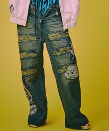 GALFY | GALFY-ワッペンだらけデニム(デニムパンツ)