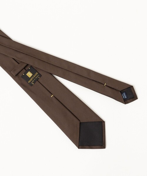 FRANCO BASSI（フランコバッシ）の「FRANCO BASSI / シルク ソリッド ネクタイ（ネクタイ・メンズ・ブラウン/ネイビー/インディゴブルー/パープル・ONE SIZE）」の12枚目の写真