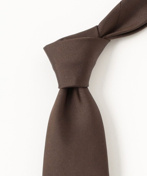 FRANCO BASSI（フランコバッシ）の「FRANCO BASSI / シルク ソリッド ネクタイ（ネクタイ・メンズ・ブラウン/ネイビー/インディゴブルー/パープル・ONE SIZE）」の10枚目の写真