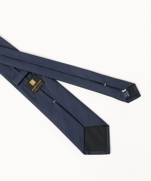 FRANCO BASSI（フランコバッシ）の「FRANCO BASSI / シルク ソリッド ネクタイ（ネクタイ・メンズ・ブラウン/ネイビー/インディゴブルー/パープル・ONE SIZE）」の9枚目の写真