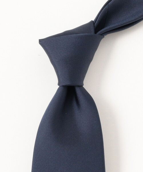 FRANCO BASSI（フランコバッシ）の「FRANCO BASSI / シルク ソリッド ネクタイ（ネクタイ・メンズ・ブラウン/ネイビー/インディゴブルー/パープル・ONE SIZE）」の7枚目の写真