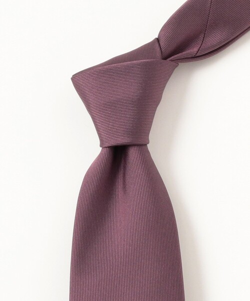 FRANCO BASSI（フランコバッシ）の「FRANCO BASSI / シルク ソリッド ネクタイ（ネクタイ・メンズ・ブラウン/ネイビー/インディゴブルー/パープル・ONE SIZE）」の13枚目の写真