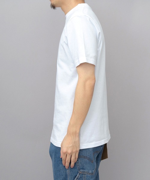Goodwear(グッドウェア)の「5.8オンス USAコットン レギュラーフィット 半袖 1P パックTシャツ(Tシャツ/カットソー・メンズ・ホワイト/ブラック/グレー・S/M/L/XL)」の15枚目の写真