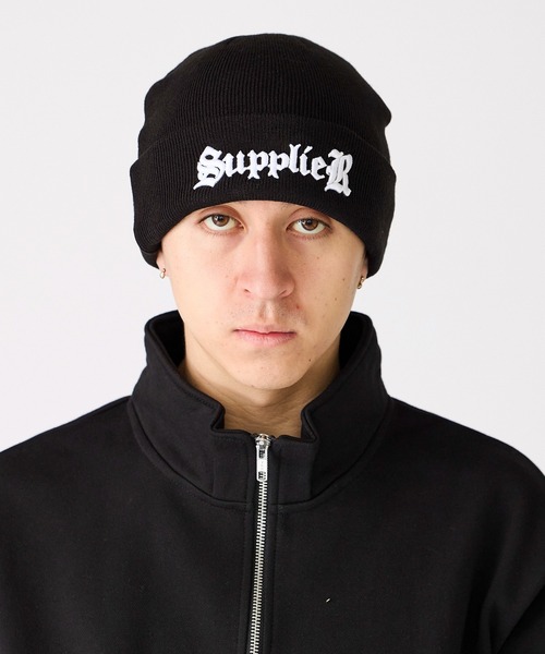 SUPPLIER/サプライヤー Signature Logo Beanie 3D刺繍 ニットビーニー
