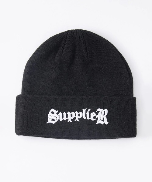SUPPLIER/サプライヤー Signature Logo Beanie 3D刺繍 ニットビーニー