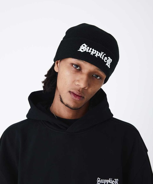 SUPPLIER/サプライヤー Signature Logo Beanie 3D刺繍 ニットビーニー