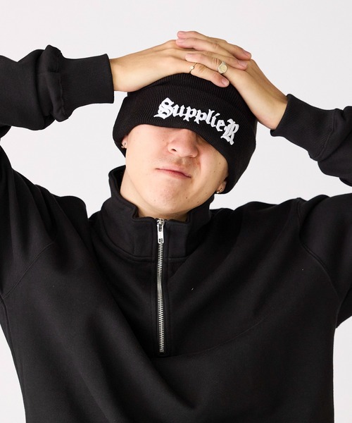 SUPPLIER/サプライヤー Signature Logo Beanie 3D刺繍 ニットビーニー