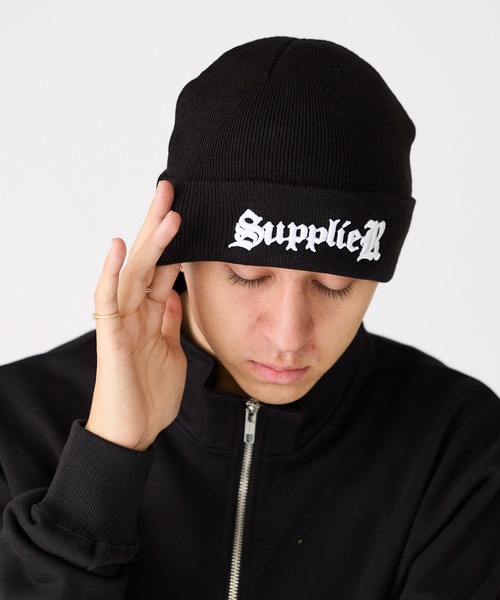 SUPPLIER/サプライヤー Signature Logo Beanie 3D刺繍 ニットビーニー