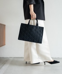 merrylatte | BIBI bag. キルティングクロス ミドル(トートバッグ)