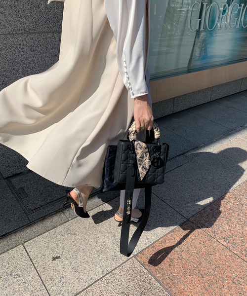 merrylatte（メリーラテ）の「BIBI bag. キルティングクロス ミドル（トートバッグ・レディース・ブラック・FREE）」の9枚目の写真