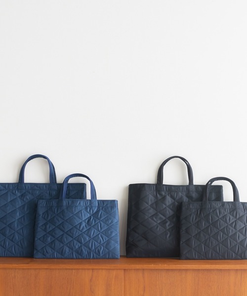 merrylatte（メリーラテ）の「BIBI bag. キルティングクロス ミドル（トートバッグ・レディース・ブラック・FREE）」の14枚目の写真