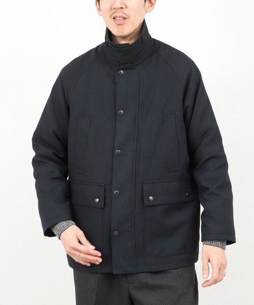 NOLLEY’S（ノーリーズ）の「《ビジカジ対応》【TECHTWEED】【SORONA】中綿ユーティリティジャケット 25AW（ブルゾン・メンズ・ブラック/グレー系その他/ネイビー/ブルー系その他・S/M/L/XL）」の5枚目の写真