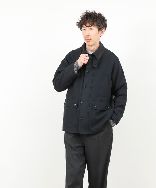 NOLLEY’S（ノーリーズ）の「《ビジカジ対応》【TECHTWEED】【SORONA】中綿ユーティリティジャケット 25AW（ブルゾン・メンズ・ブラック/グレー系その他/ネイビー/ブルー系その他・S/M/L/XL）」の11枚目の写真