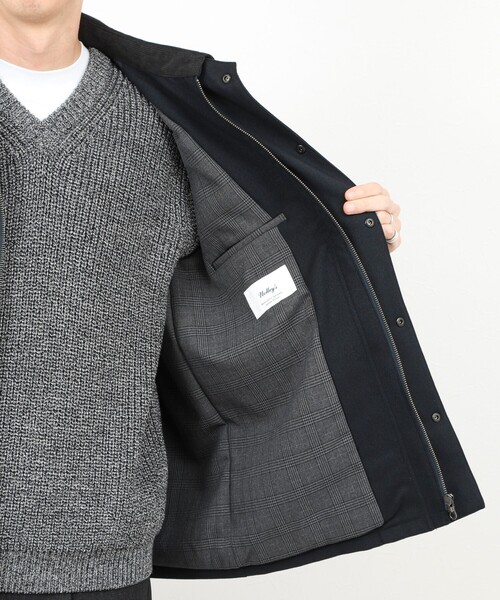 NOLLEY’S（ノーリーズ）の「《ビジカジ対応》【TECHTWEED】【SORONA】中綿ユーティリティジャケット 25AW（ブルゾン・メンズ・ブラック/グレー系その他/ネイビー/ブルー系その他・S/M/L/XL）」の19枚目の写真