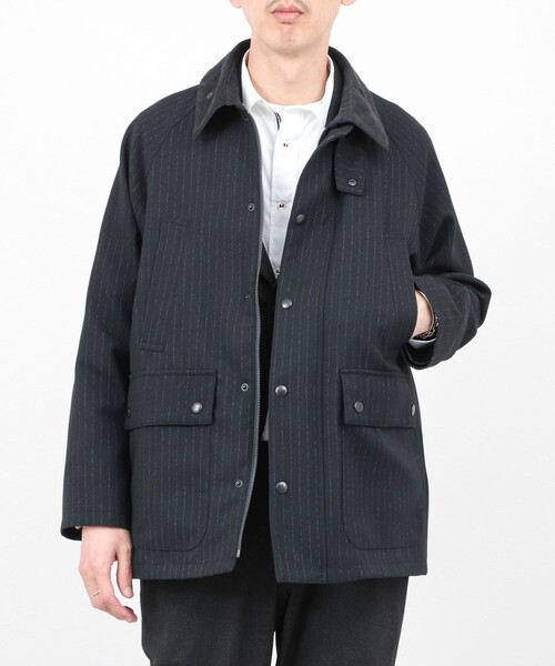 NOLLEY’S（ノーリーズ）の「《ビジカジ対応》【TECHTWEED】【SORONA】中綿ユーティリティジャケット 25AW（ブルゾン・メンズ・ブラック/グレー系その他/ネイビー/ブルー系その他・S/M/L/XL）」の22枚目の写真