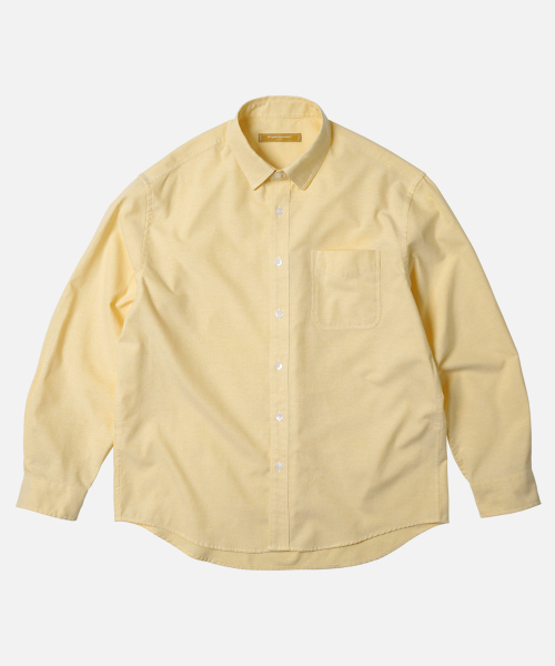 FRIZMWORKS(フリズムワークス)の「OG OXFORD OVERSIZED SHIRT _ YELLOW(シャツ/ブラウス・メンズ・その他・X-LARGE/SMALL/MEDIUM/LARGE)」の1枚目の写真