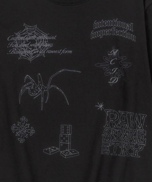 SLOWACID（スローアシッド）の「ドゥドゥ 半袖Tシャツ [ブラック]（Tシャツ/カットソー・レディース・その他・SMALL/MEDIUM/LARGE/X-LARGE）」の4枚目の写真
