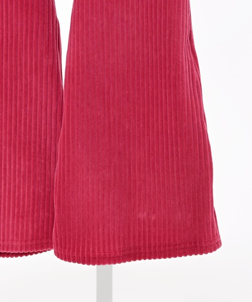 Narcissus(ナルシス)の「ベロアフレアパンツ/コーデュロイデザイン/細見え(その他パンツ・レディース・ブラック/ピンク・FREE)」の14枚目の写真