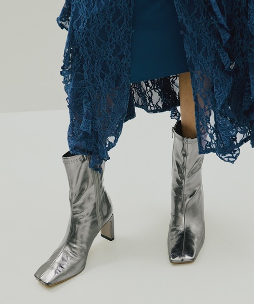 靴 UND SQUARE TOE SHORT BOOTS UND SQUARE TOE SHORT BOOTS（ブーツ）｜Ameri（アメリ）の