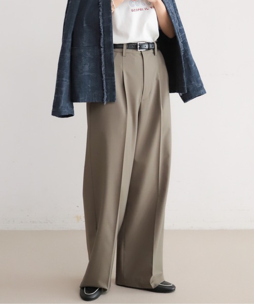 2WAYトロ タックワイドパンツ | NOMBRE IMPAIR