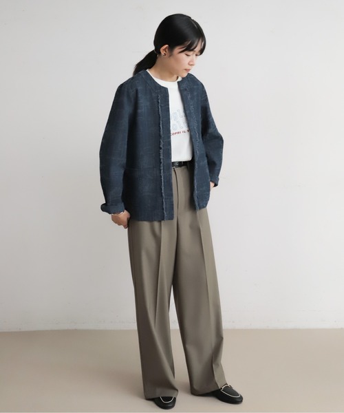 2WAYトロ タックワイドパンツ | NOMBRE IMPAIR