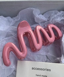 WARAIJOGO（ワライジョウゴ）の「カラーウェーブヘアクリップ(LEY)（バレッタ/ヘアクリップ）」