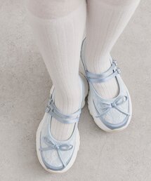 OLIVE des OLIVE | レースバレエシューズ(スニーカー)