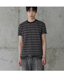 コットンクロップ半袖Tシャツ-マッスルフィット