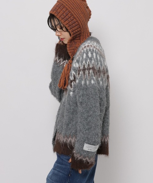 WILLIAM B.ELIOTT】フェアアイルニットカーディガン（ニット/セーター