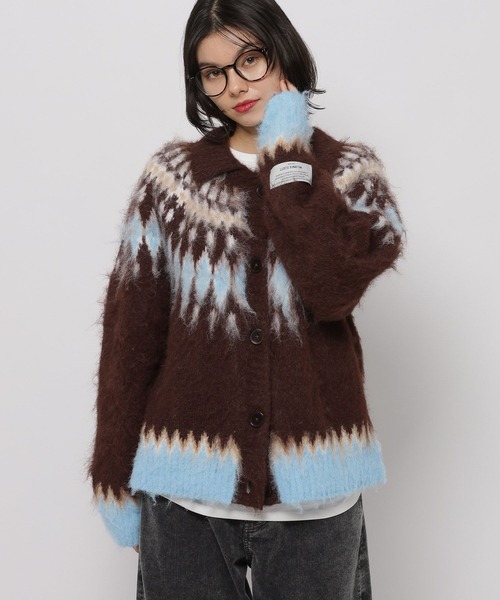 セール】【WILLIAM B.ELIOTT】フェアアイルニットカーディガン（ニット