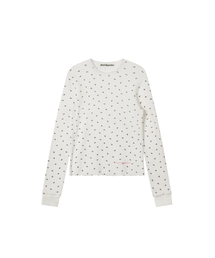 Rest&Recreation（レストアンドレクリエーション）の「LOGO PATTERN WAFFLE TOP - IVORY（Tシャツ/カットソー）」