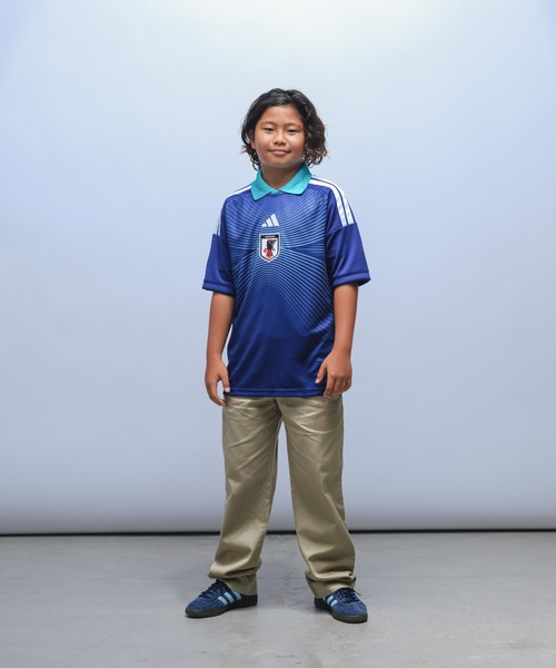 adidas（アディダス）の「キッズ アディダス サッカー日本代表 2026 ホーム レプリカ ユニフォーム / adidas（Tシャツ/カットソー・キッズ・ブルー・130/140/150/160）」の6枚目の写真