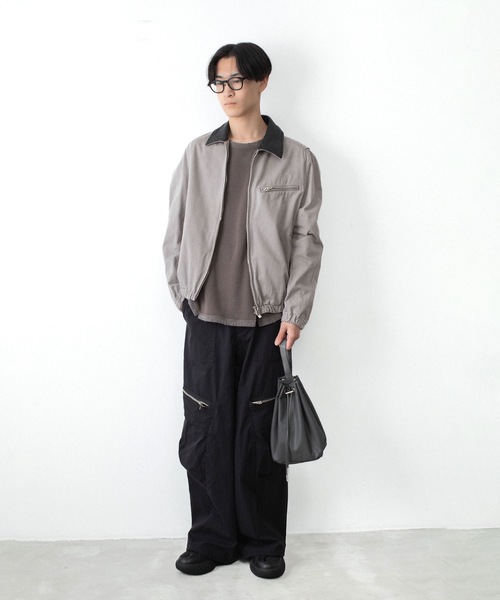 VEIN （ヴェイン）の「30//2 ワッフル ラグラン L/S TEE / 30//2 WAFFLE RAGLAN L/S TEE（Tシャツ/カットソー・メンズ・オフホワイト/カーキブラウン・2/1）」の16枚目の写真