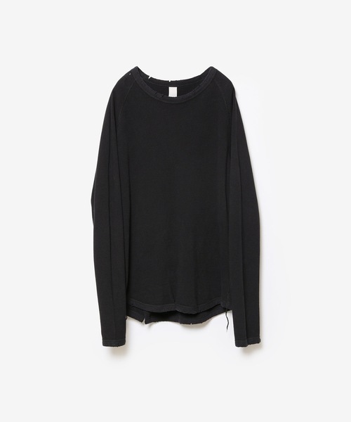 VEIN (ヴェイン)の「30//2 ワッフル ラグラン L/S TEE / 30//2 WAFFLE RAGLAN L/S TEE(Tシャツ/カットソー・メンズ・オフホワイト/カーキブラウン/ブラック・2/1)」の21枚目の写真