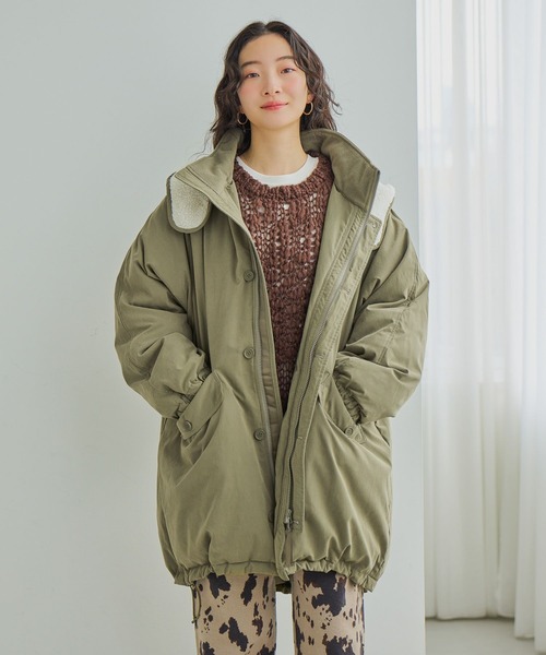 限定値下げ19まで 新品 ニコアンドアライドふんわりモンスターパーカー　M 2WAY アライドふんわりモンスターパーカー（ブルゾン）｜niko and