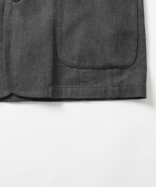 FREAK'S STORE(フリークスストア)の「リラックスフィット WOOLLY ジャケット パンツ セットアップ テーラードジャケット/ウールライク ウール調(セットアップ・メンズ・チャコールグレー/グレー・SMALL/MEDIUM/LARGE)」の8枚目の写真
