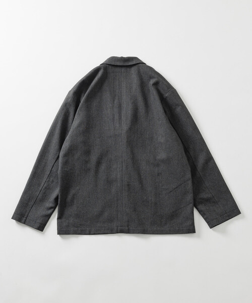 FREAK'S STORE(フリークスストア)の「リラックスフィット WOOLLY ジャケット パンツ セットアップ テーラードジャケット/ウールライク ウール調(セットアップ・メンズ・チャコールグレー/グレー・SMALL/MEDIUM/LARGE)」の12枚目の写真