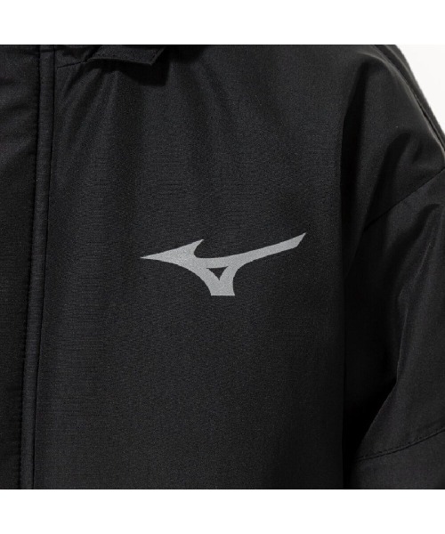 MIZUNO（ミズノ　）の「ミズノ  JR中綿コート_（ダウンジャケット/コート・キッズ・ブラック・130cm/140cm/150cm/160cm）」の6枚目の写真