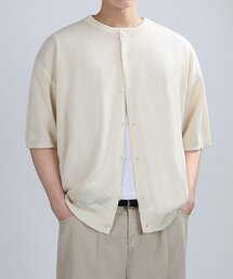 ROUND BREEZE HALF CARDIGAN (CREAM)