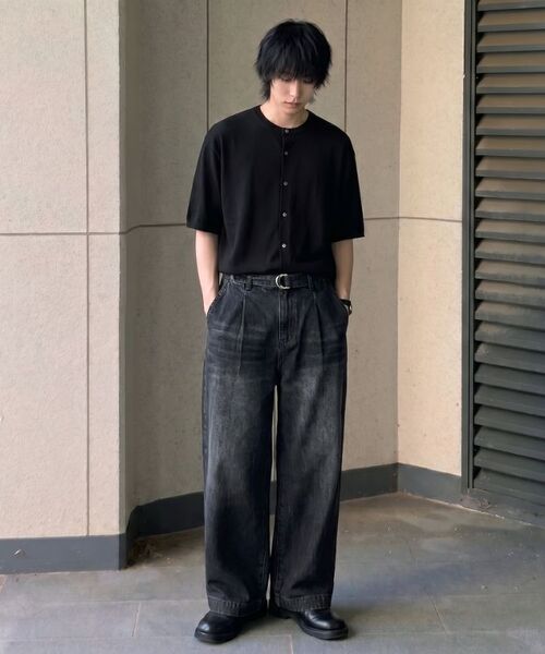 VERYVAIN（ベリベーン）の「ROUND BREEZE HALF CARDIGAN (CREAM)（カーディガン/ボレロ・メンズ・その他・LARGE/MEDIUM）」の3枚目の写真