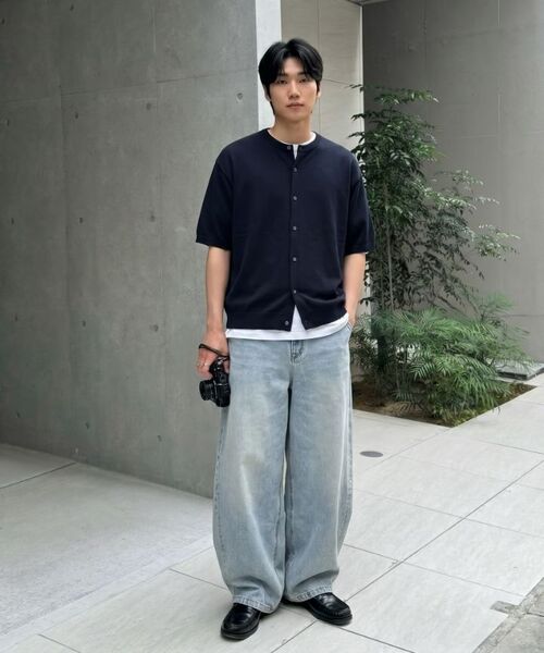 VERYVAIN（ベリベーン）の「ROUND BREEZE HALF CARDIGAN (CREAM)（カーディガン/ボレロ・メンズ・その他・LARGE/MEDIUM）」の5枚目の写真